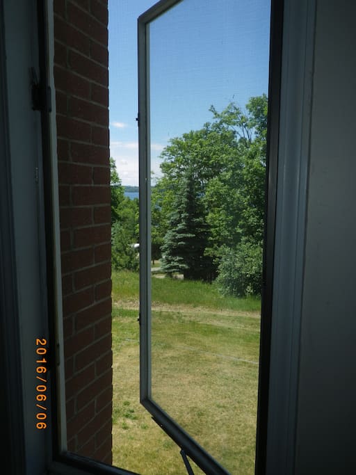 Torch lake from the living room
