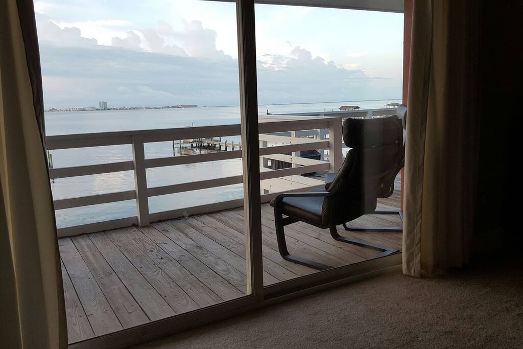 Water views from your bedroom/balcony