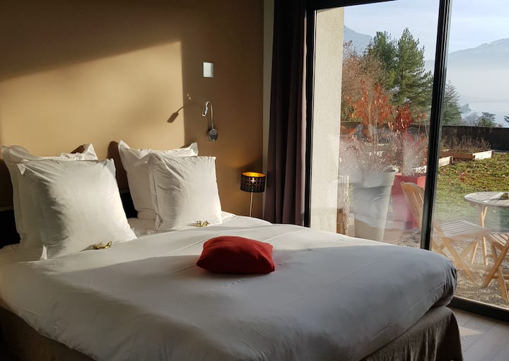 Chambre double Rez-de-jardin