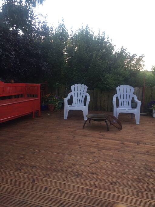 Sit on the deck and watch the sunset