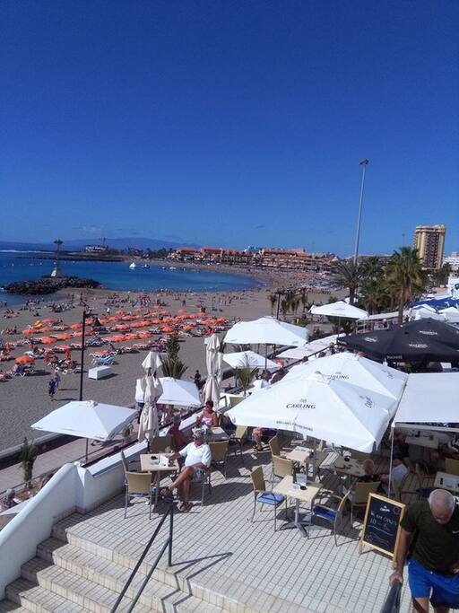 la spiaggia sotto casa