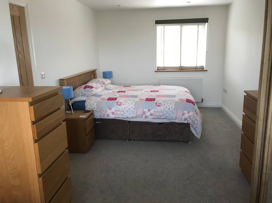 This is the main bedroom, very spacious with an en suite