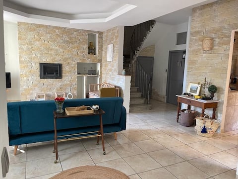 Master's house in the village, seaside