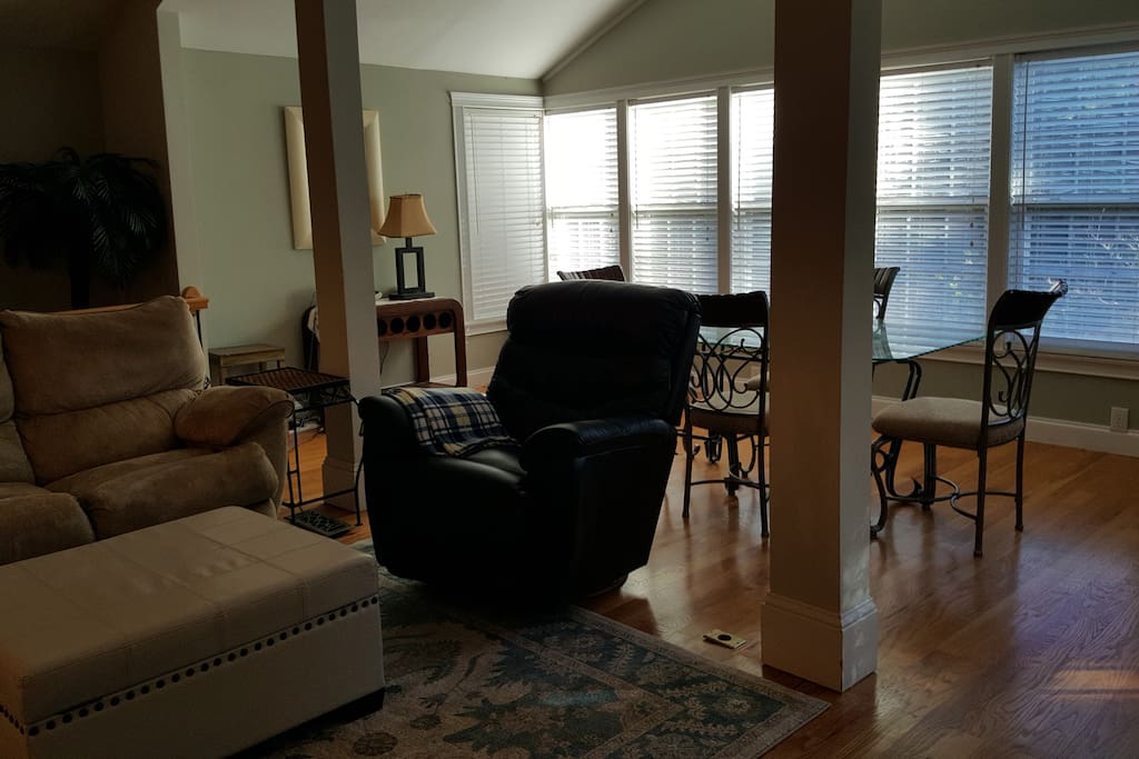 First floor living room.
