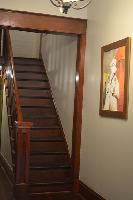 Hallway to upstairs