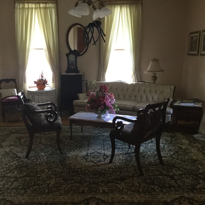 This is the parlor where you can sit and relax.