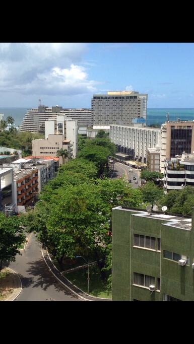 Vista do circuito do carnaval.