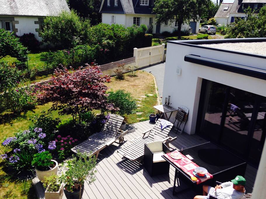 Terrace: view from the 'Green' Room