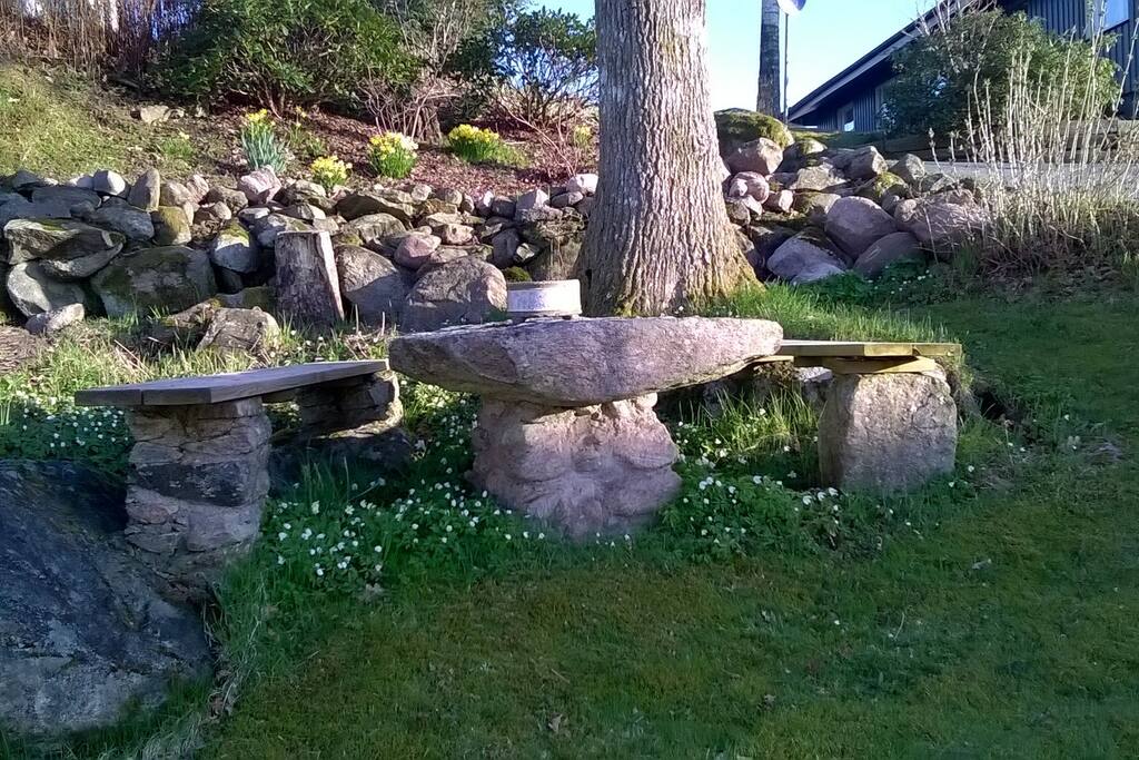 Sit down and rest in one of our outdoor furniture.