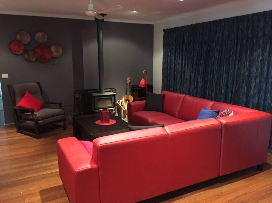 The fireplace creates a wonderful ambience and is perfect when you want to relax for a few days away