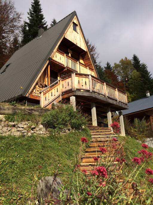 le chalet vue de face