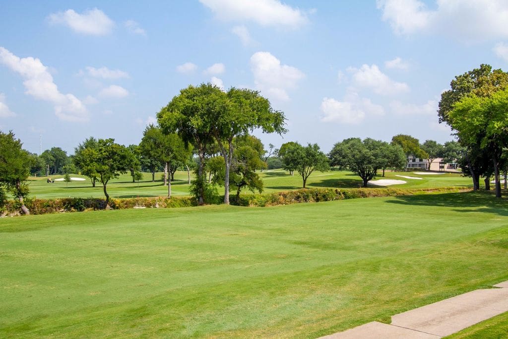 Overlooking the golf course in your backyard!