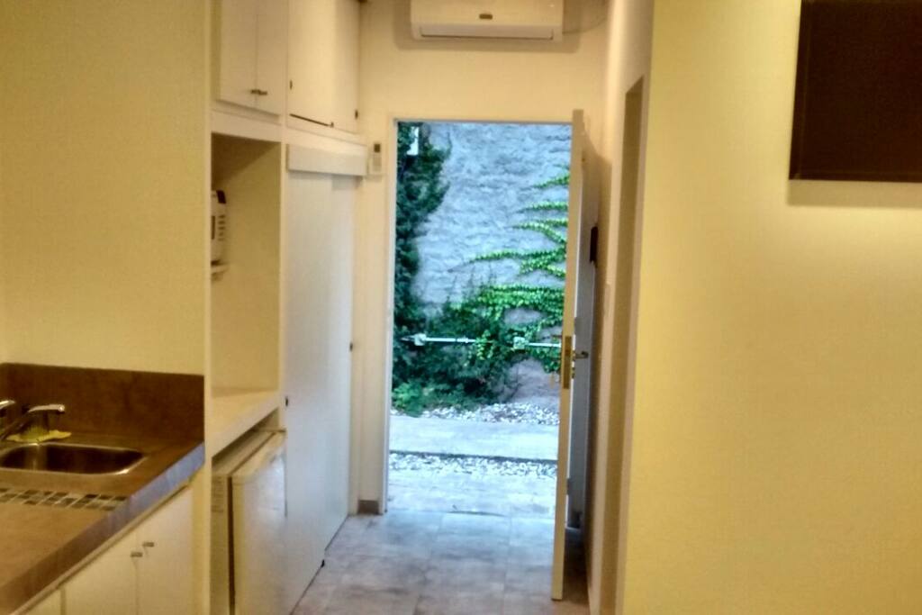 Con acceso al jardín
