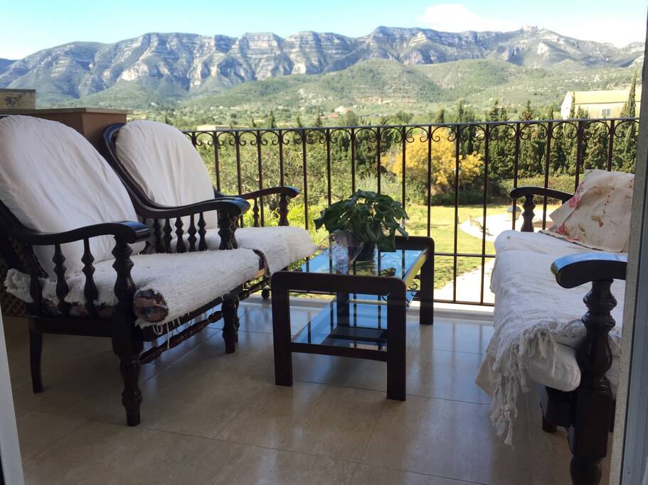 This is the terrace of the flat.