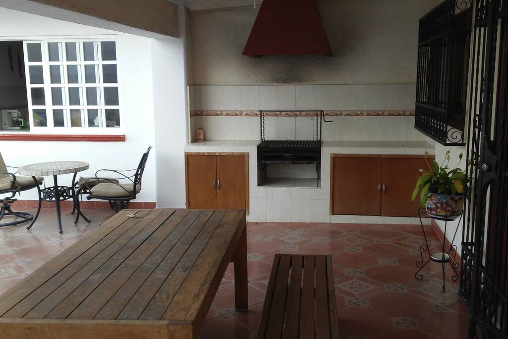 asador con terraza