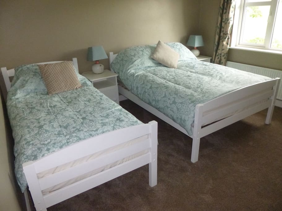Double and single room