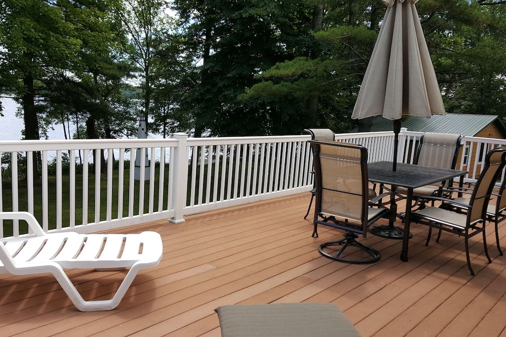 Upstairs deck