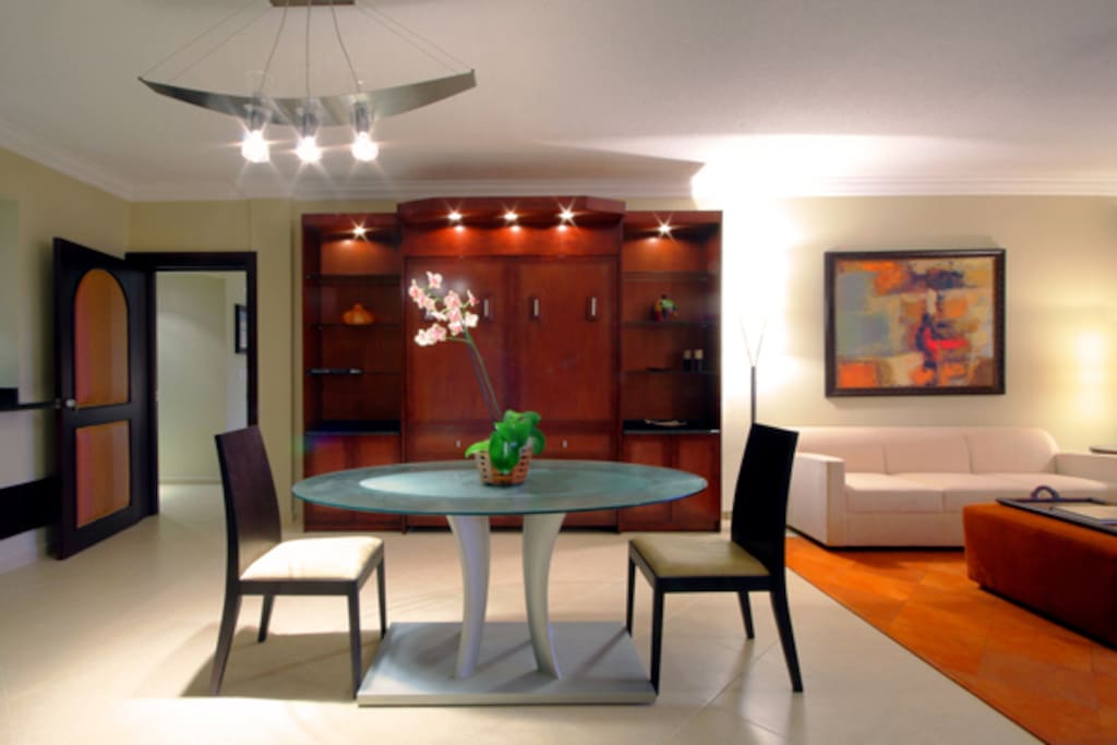 Dining area.
