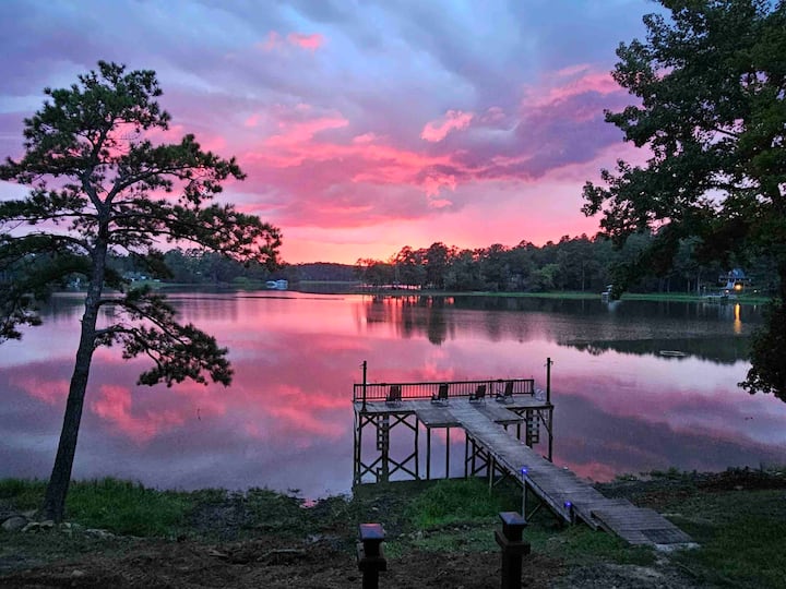 Lake Wateree Home W/ Sunset View & Dock Houses for Rent in