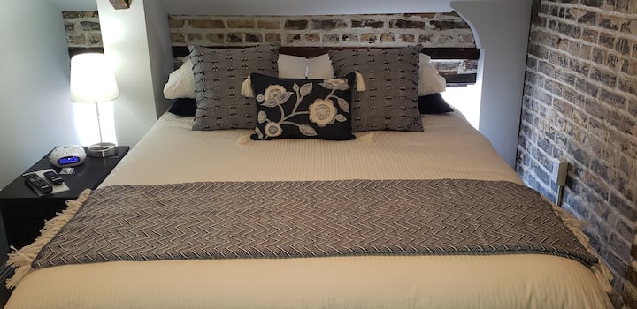 Bedroom 1 closeup of bed