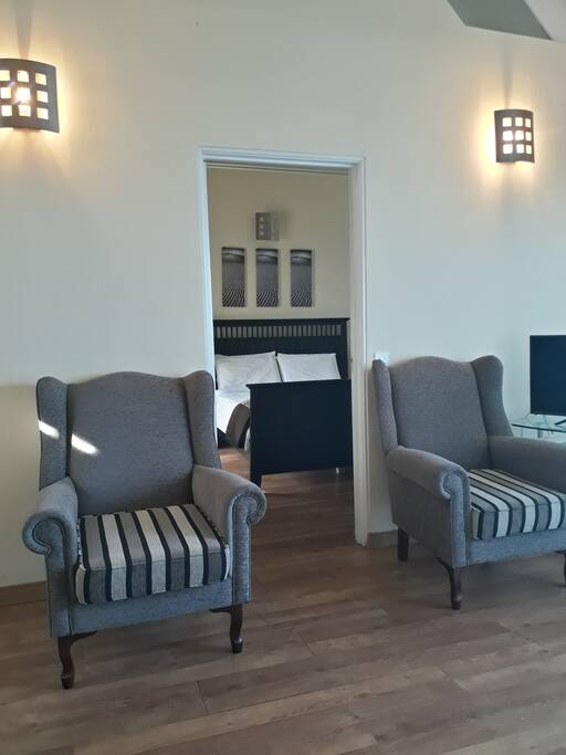 From lounge into bedroom