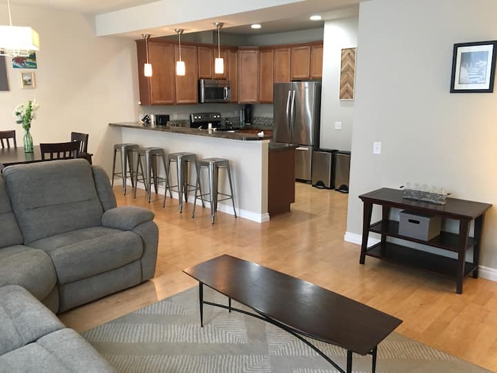 Large Modern Anchorage Townhome 3 Bed 2 1/2 Bath Townhouses for Rent