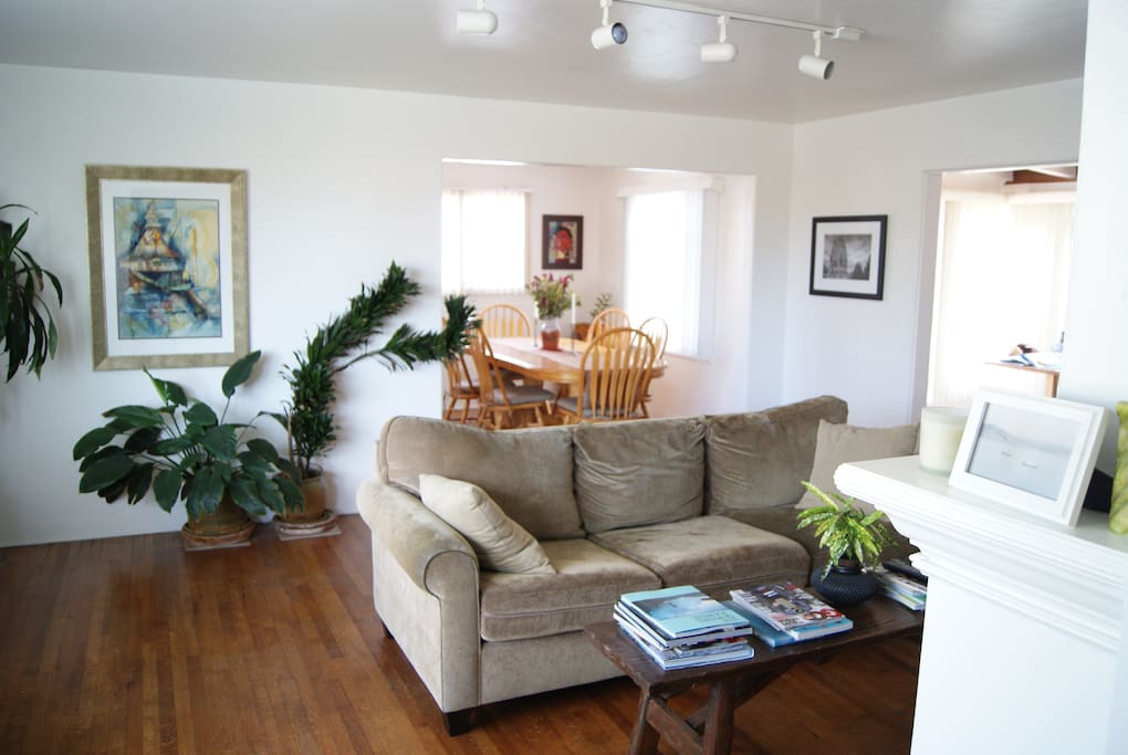 Living Room and dining room