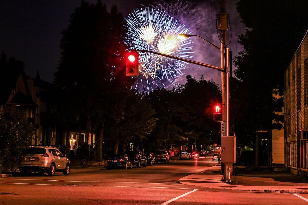 Firework from Dalhousie and Bruyere