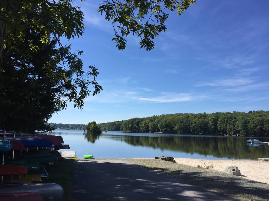 Single person kayak available to use