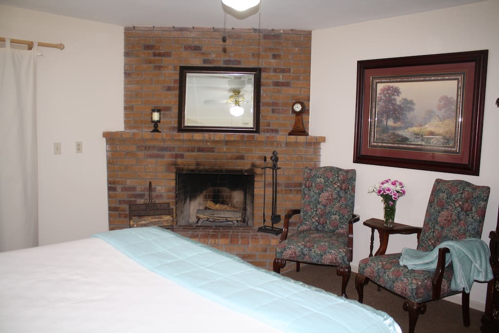 Fireplace included!