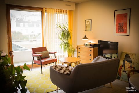 Popular Airbnb listing: Charming apartment in the city center on the banks of the Erdre in Nantes