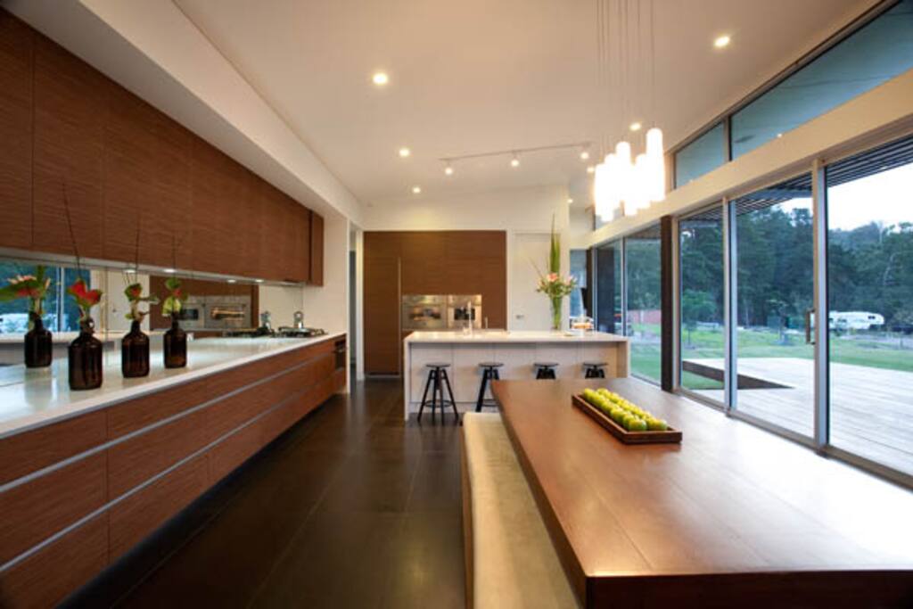 Entertainers kitchen with
fabulous views