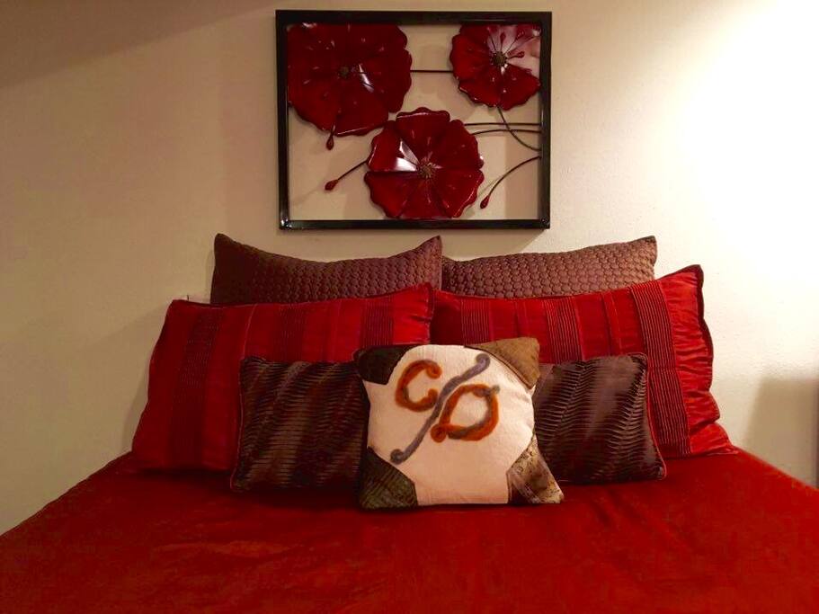 Comfortable, Queen-sized bed