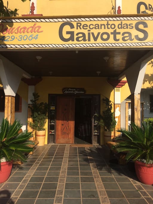 Entrada e recepção .