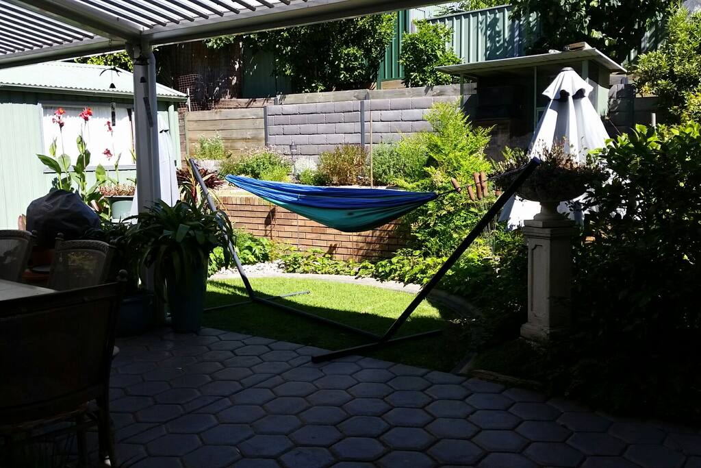 outdoors for relaxing