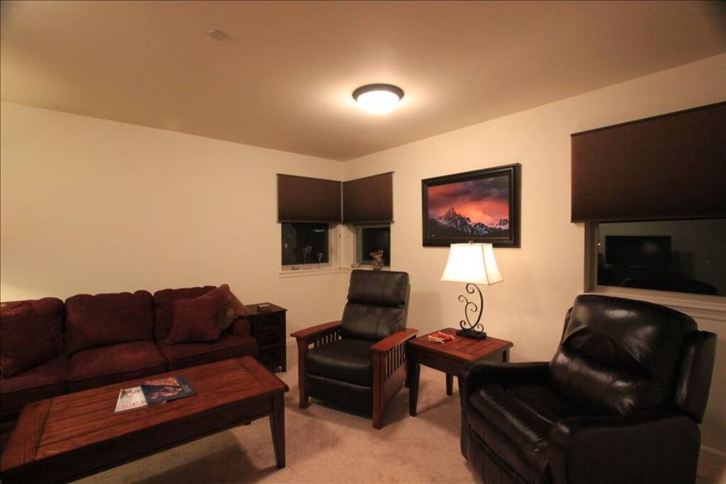 Additional seating in living room