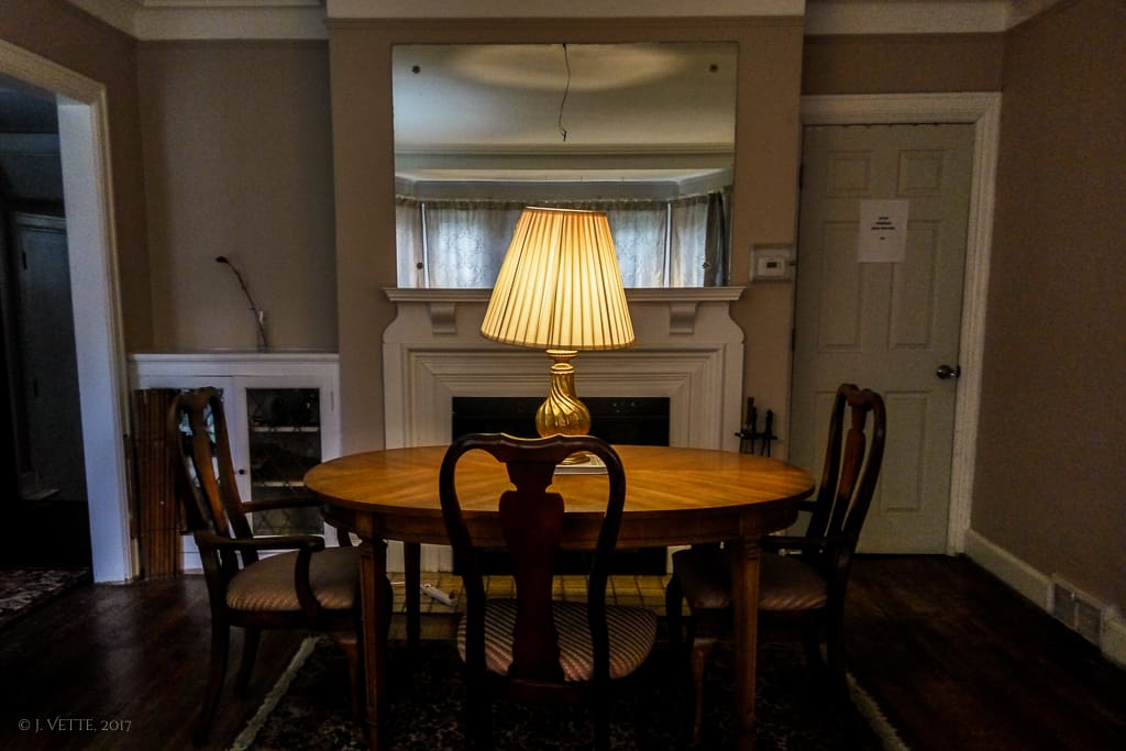 Living room dining table