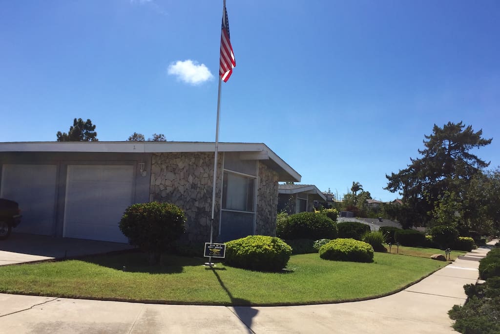 Off street parking and desirable neighborhood