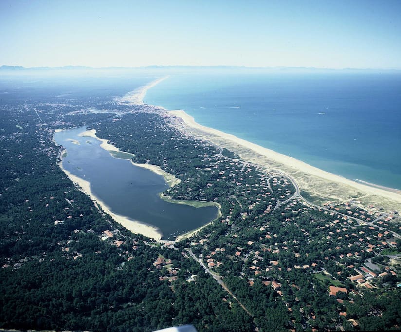 Hossegor : ocean and lake