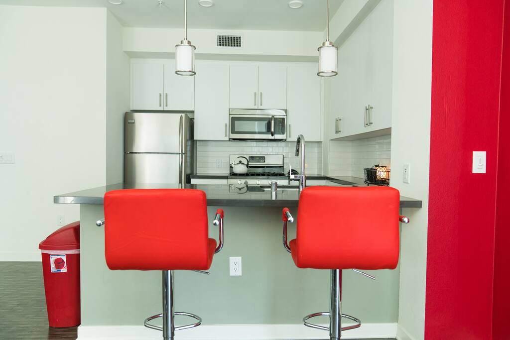 Beautiful Kitchen With Stainless Steel Appliances