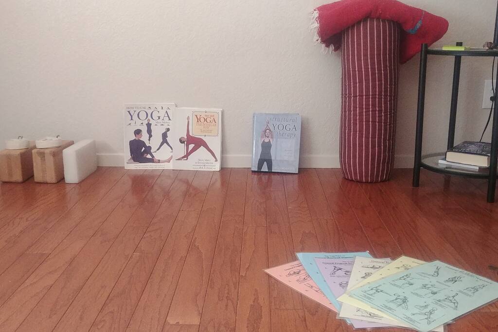 Separate & fully equipped yoga room