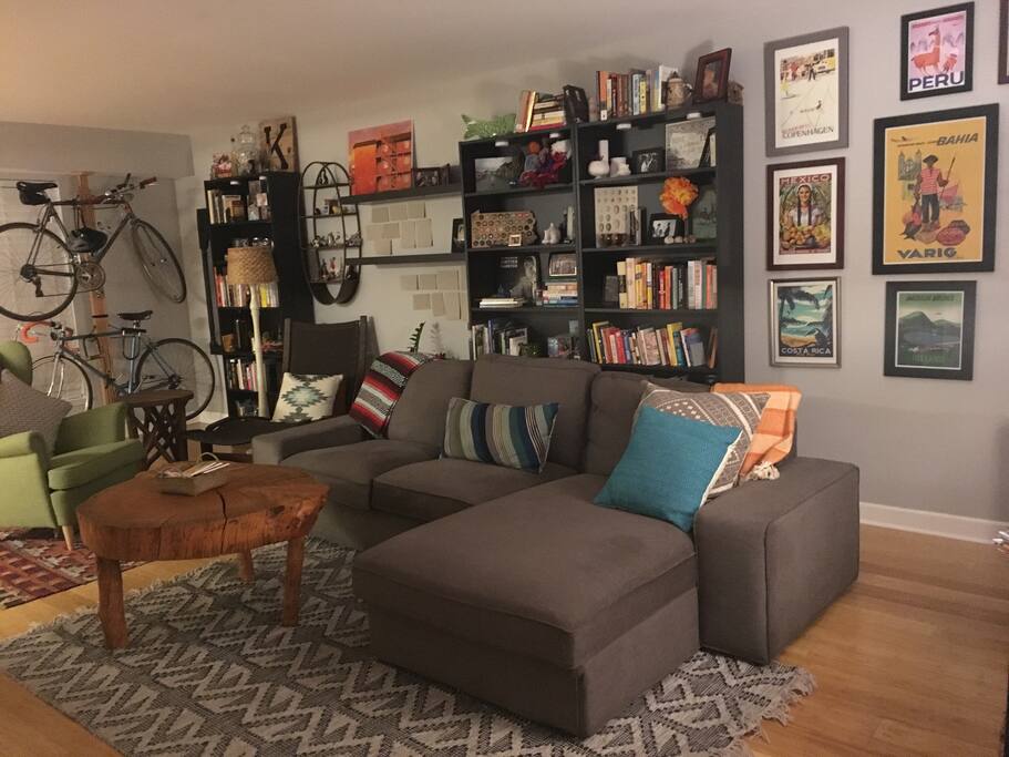 Or you can kick up your feet and read a book.
