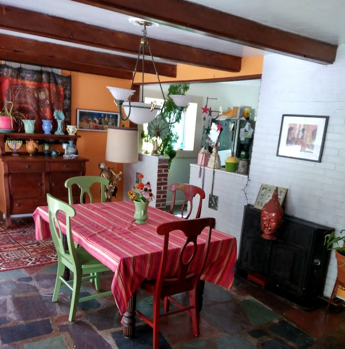 My dining room . Also hallway and front door