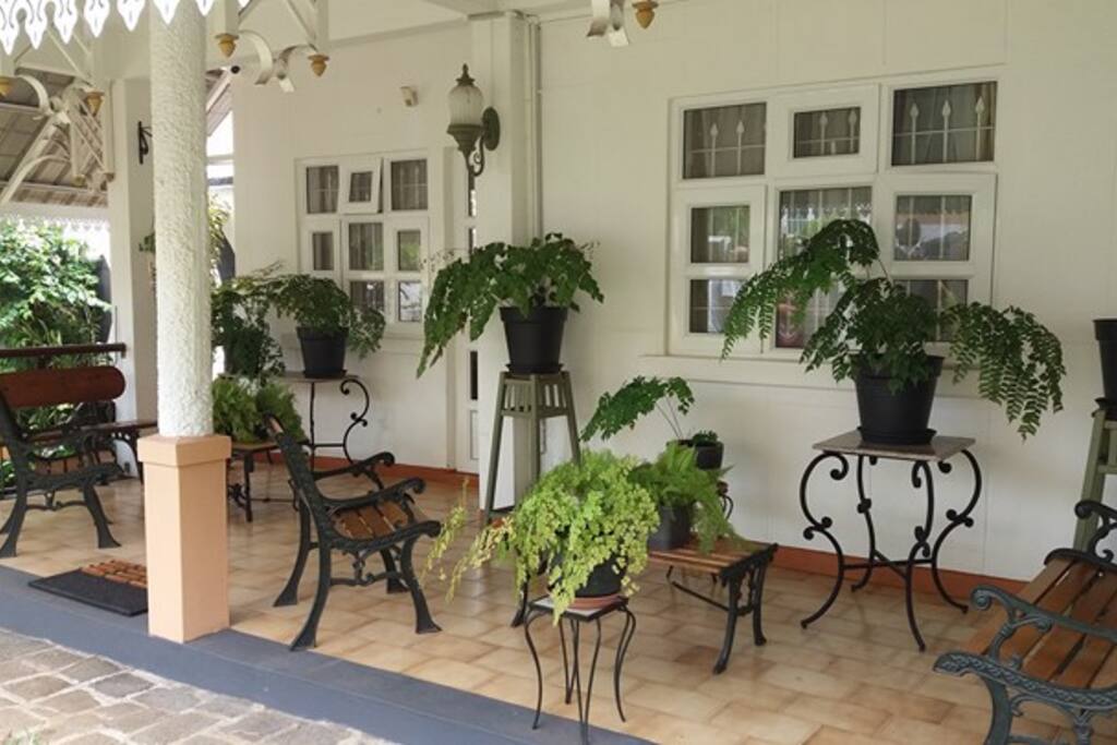 Front terrace