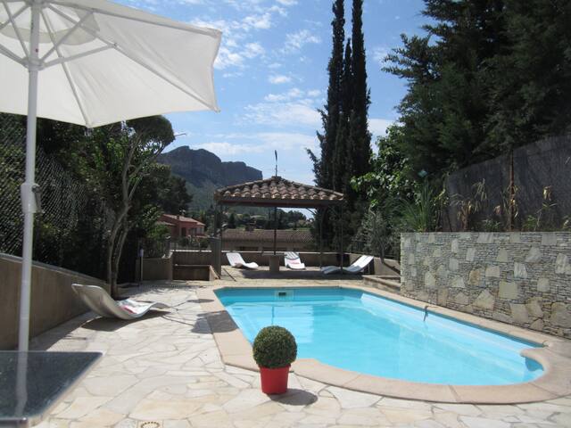 Bed in dormitory in lovely house