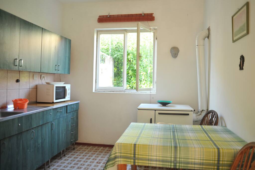 the kitchen on the 1st floor