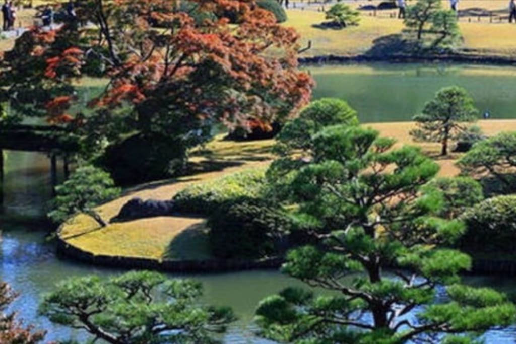 Adjacent to 2 of Tokyo-9-Famous-Courtyard --Rikugien & Old Furukawa 臨近東京都立9庭園中的2個 - 六義園 &舊古河庭園