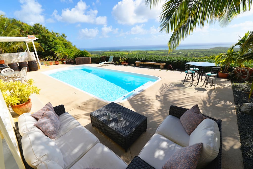 Sip Coffee at the Pool & Take in the View