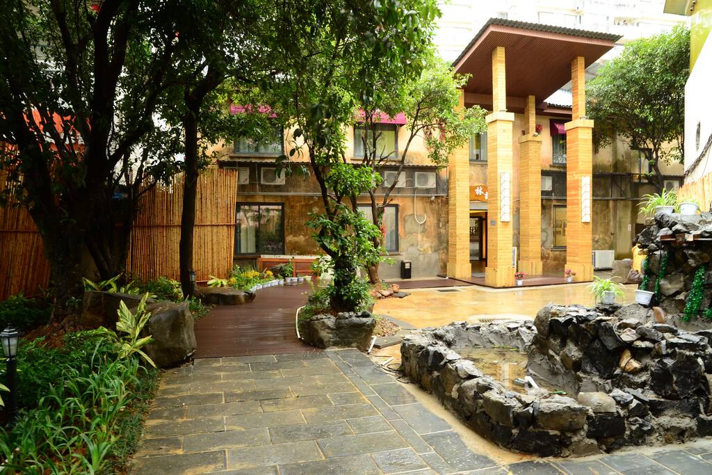 Front courtyard