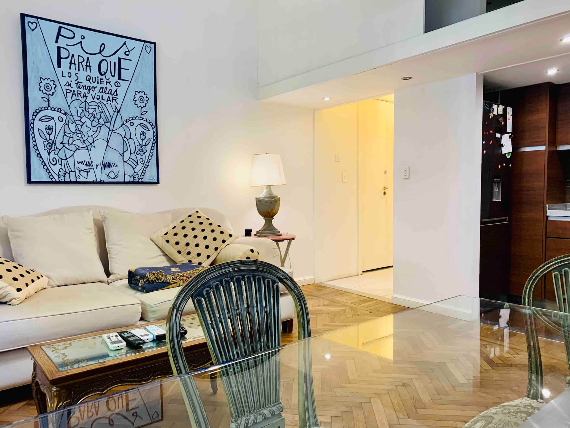French-style one-bedroom apartment in Recoleta
